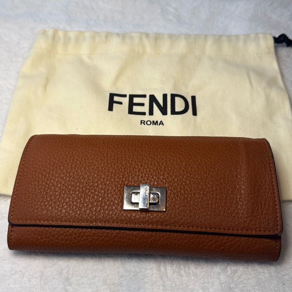 Fendi Peekaboo Leather Wallet